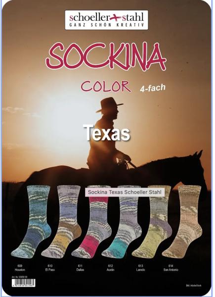Sockina Texas Schoeller Stahl